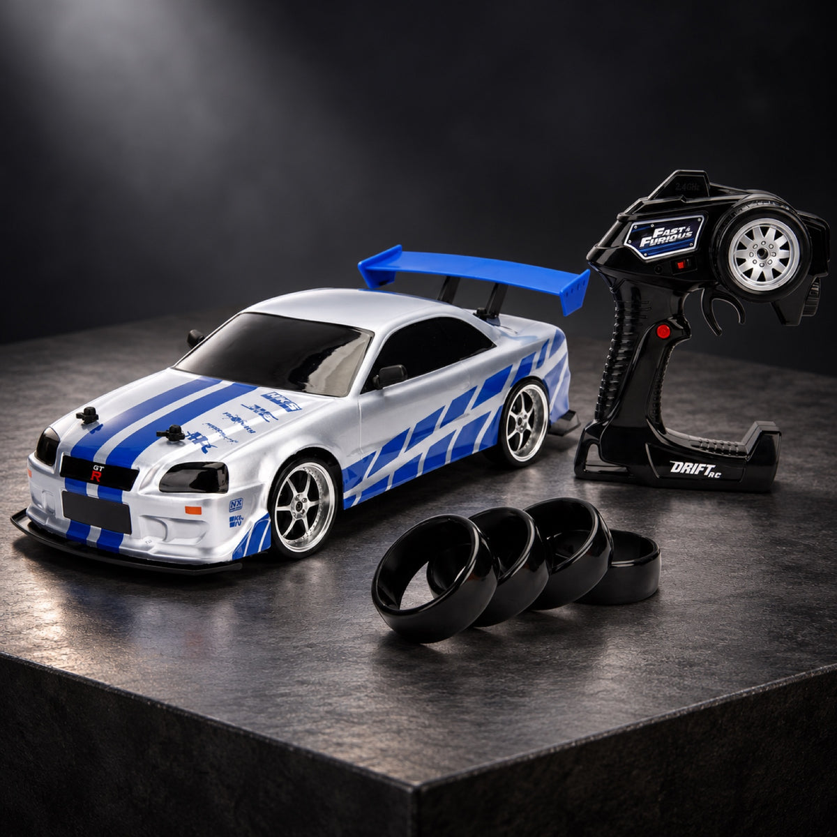 Fast & Furious Nissan Skyline Remote Control Car – illustrative photo (AI)