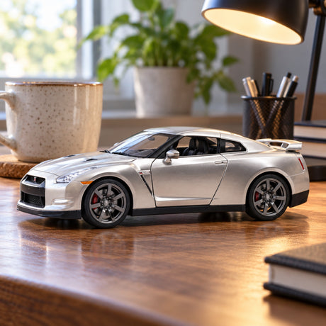 Fast & Furious Nissan GT-R 2009 Brian Model – Silver – illustrative photo (AI)