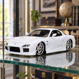 Model Szybcy i wściekli Mazda RX-7 – biały – zdjęcie poglądowe (AI)