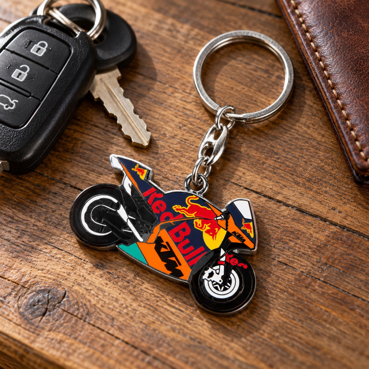 KTM Red Bull MotoGP Keyring – illustrative photo (AI)