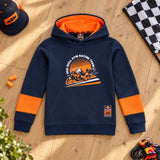 Dziecięca bluza z kapturem KTM Red Bull Racing GRID – granatowa – 164 cm – zdjęcie poglądowe (AI)