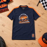 Koszulka dziecięca KTM Red Bull Racing GRID – granatowa – 164 cm – zdjęcie poglądowe (AI)