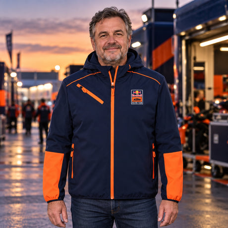 Kurtka softshell KTM Red Bull Racing GRID – granatowa – zdjęcie poglądowe (AI)