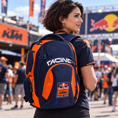 Duży plecak zespołowy KTM Red Bull Racing – zdjęcie poglądowe (AI)