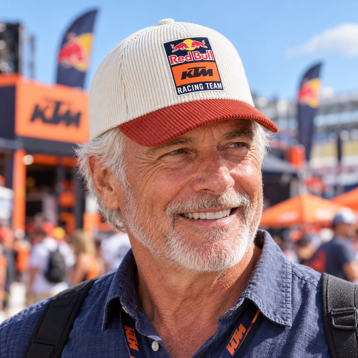 KTM Red Bull Racing SUNSET Cap with Logo – illustrative photo (AI)