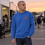 KTM Red Bull Racing SUNSET Fan Sweatshirt – Blue – ilustrační foto (AI)