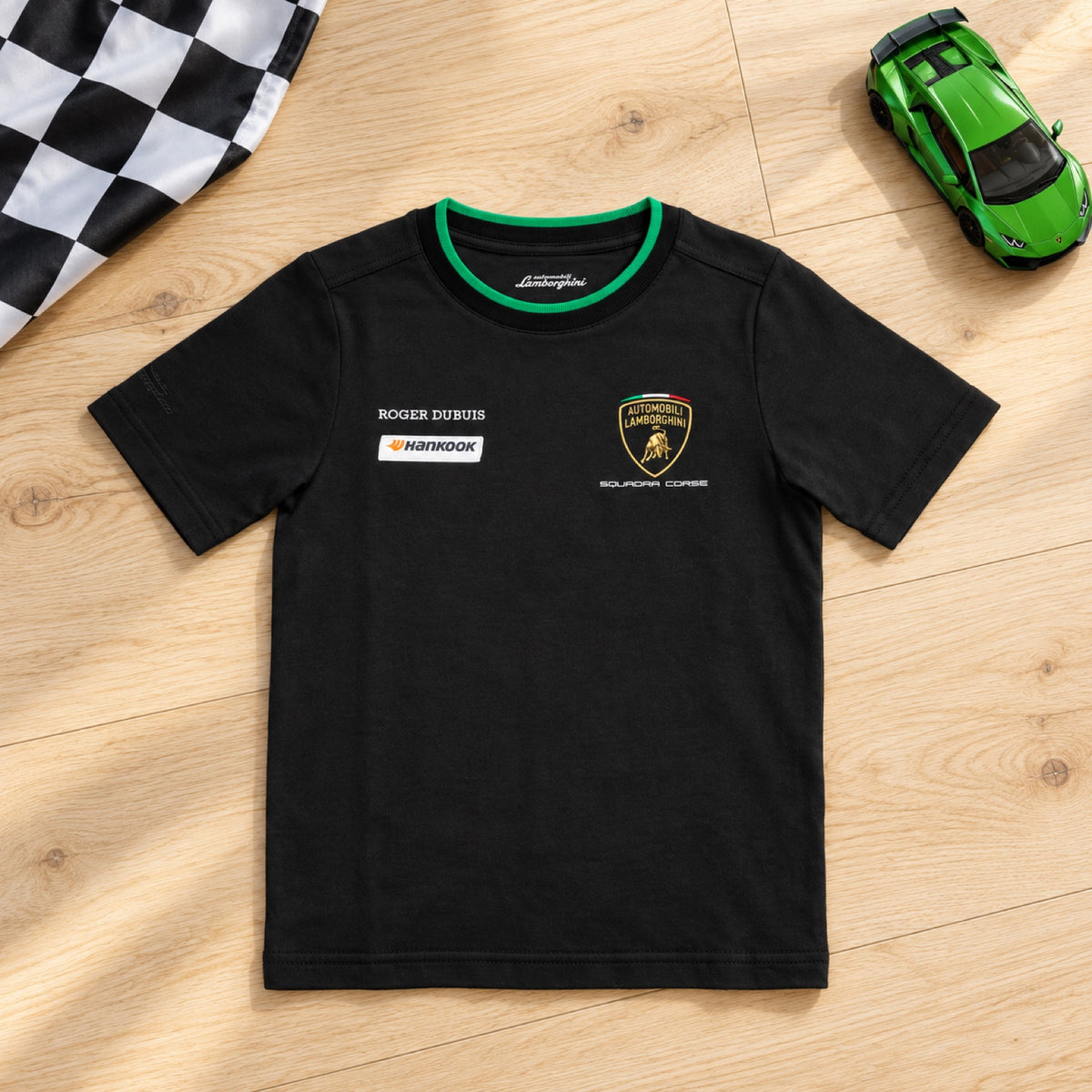 Lamborghini Squadra Corse Kids' Team T-Shirt – illustrative photo (AI)