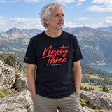 Marc Marquez Ninetythree Men's T-Shirt – Navy Blue – ilustrační foto (AI)