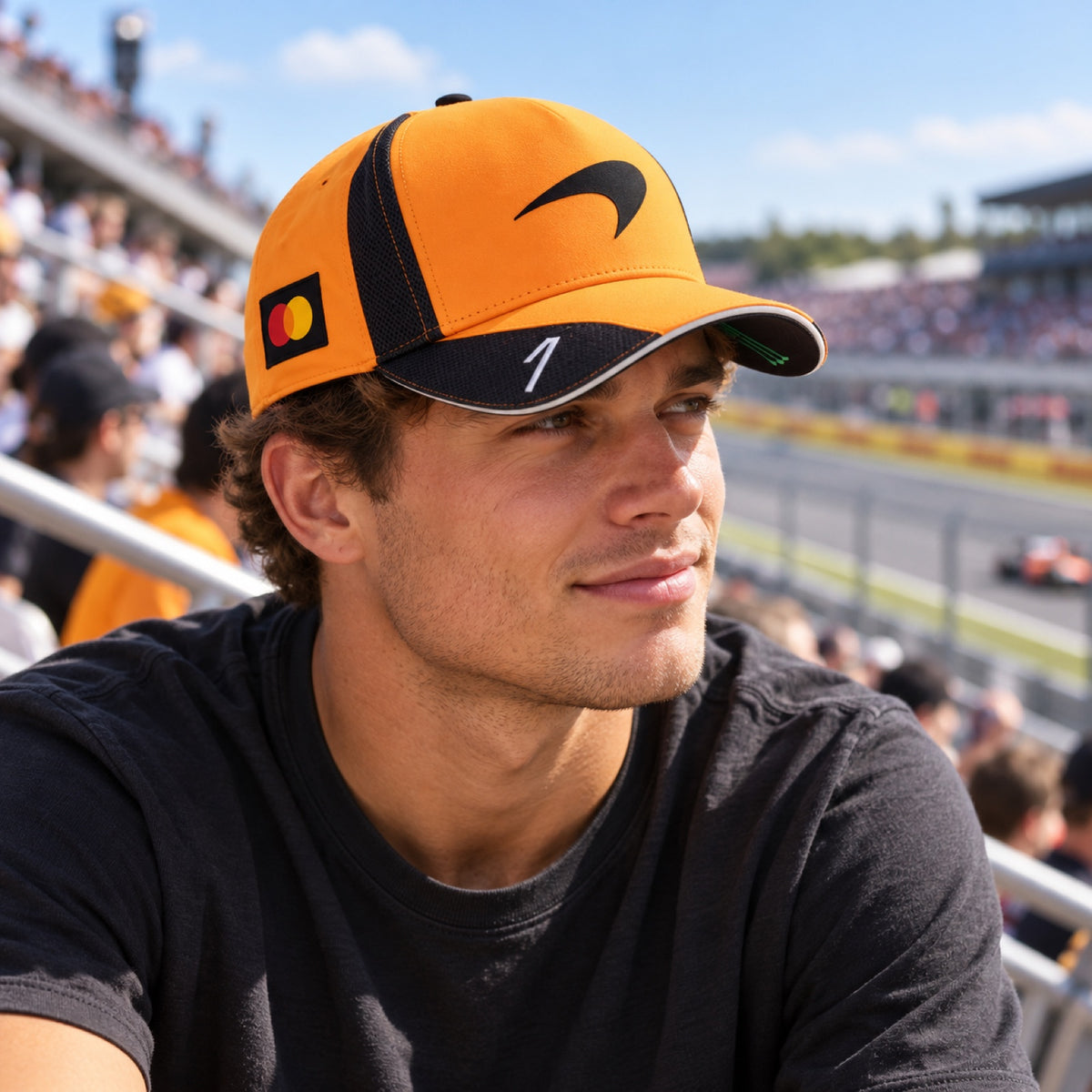 Czapka z daszkiem Lando Norris #1 McLaren F1 x Puma – edycja zespołowa – zdjęcie poglądowe (AI)