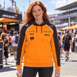 McLaren F1 Team Hoodie with Sponsor Logos – illustrative photo (AI)