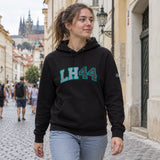 Mercedes-AMG PETRONAS F1 Lewis Hamilton Fan Hoodie – Black – ilustrační foto 2 (AI)