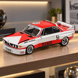 Minichamps BMW 3.0 CSL Zandvoort 1974 Model 1:18 – H. Vermeulen – illustrative photo (AI)
