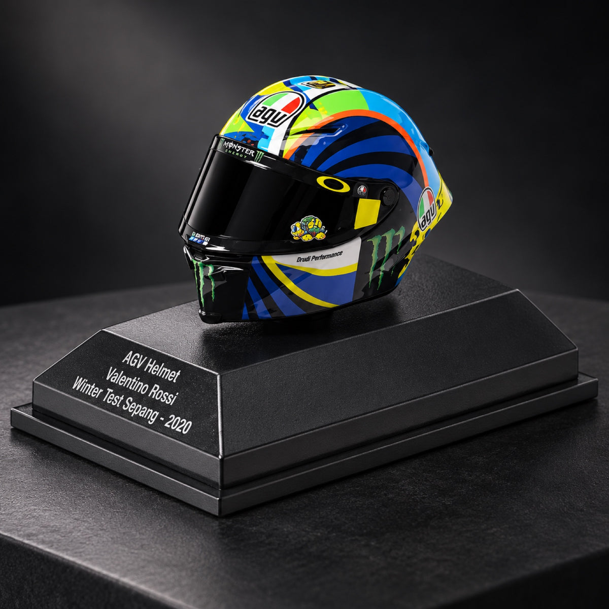 Minichamps Valentino Rossi MotoGP Sepang Test 2020 Helmet Model – illustrative photo (AI)