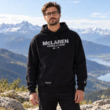 McLaren F1 NE Wordmark Casual Hoodie – Black – Oversize – illustrative photo (AI)
