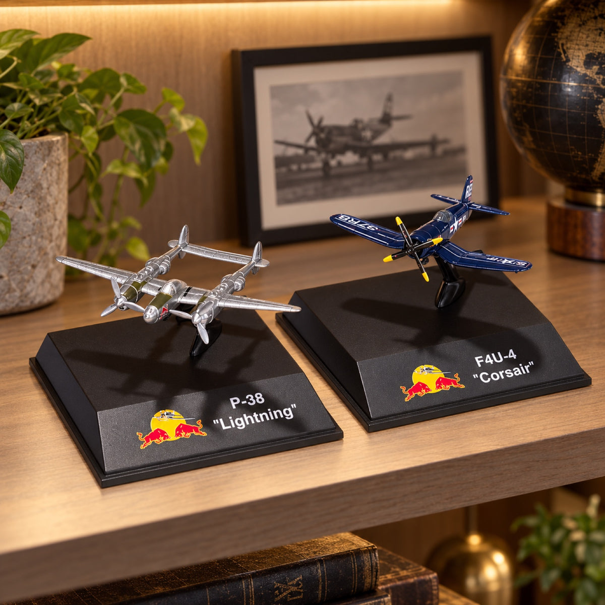 Modele samolotów The Flying Bulls P38 / F-4U New Ray – zdjęcie poglądowe (AI)