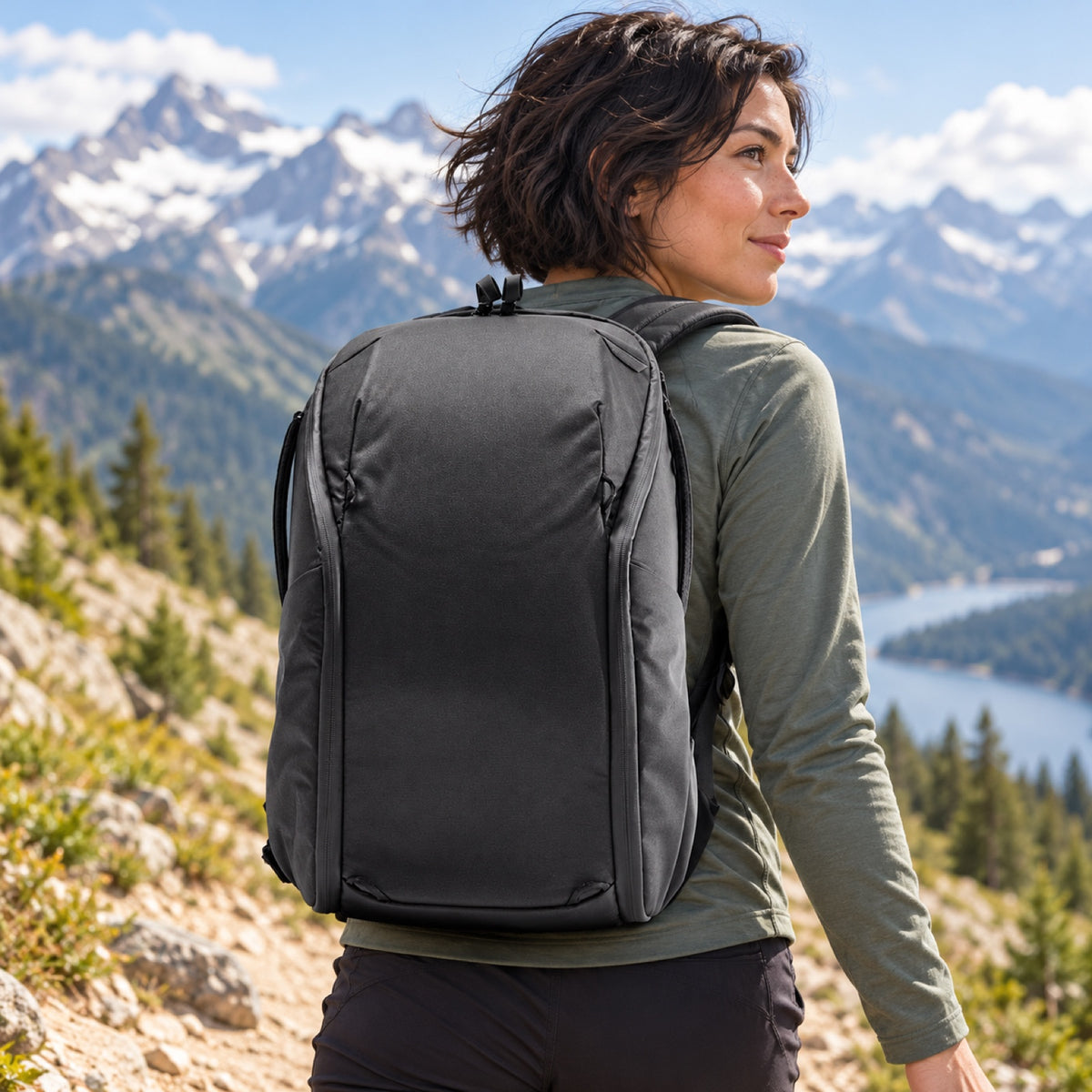 Peak Design Everyday Backpack Zip 15L v2 – Black – illustrative photo (AI)
