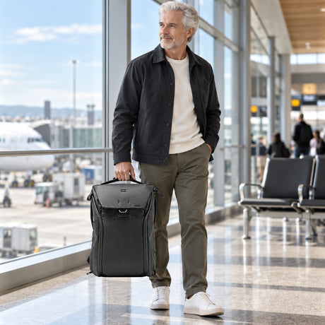 Peak Design Everyday Backpack 20L v2 – Black – illustrative photo (AI)