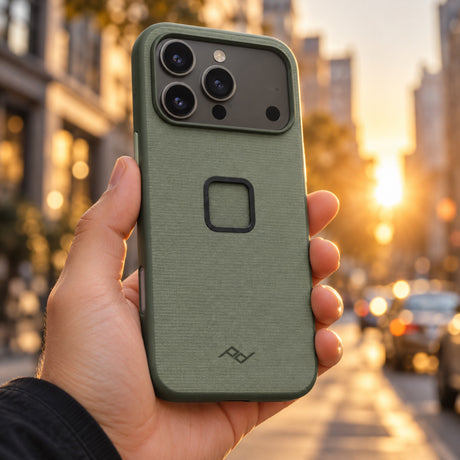 Peak Design Everyday Case Slimlink iPhone 18 Pro Max – Sage – zdjęcie poglądowe (AI)