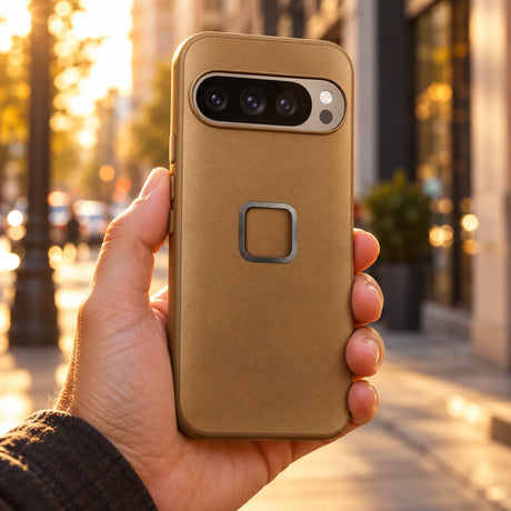 Peak Design Everyday Clarino Case – Google Pixel 9 Pro – Tan – zdjęcie poglądowe (AI)