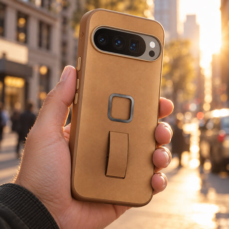 Peak Design Everyday Clarino Loop Case – Pixel 10 Pro XL – Tan – zdjęcie poglądowe (AI)