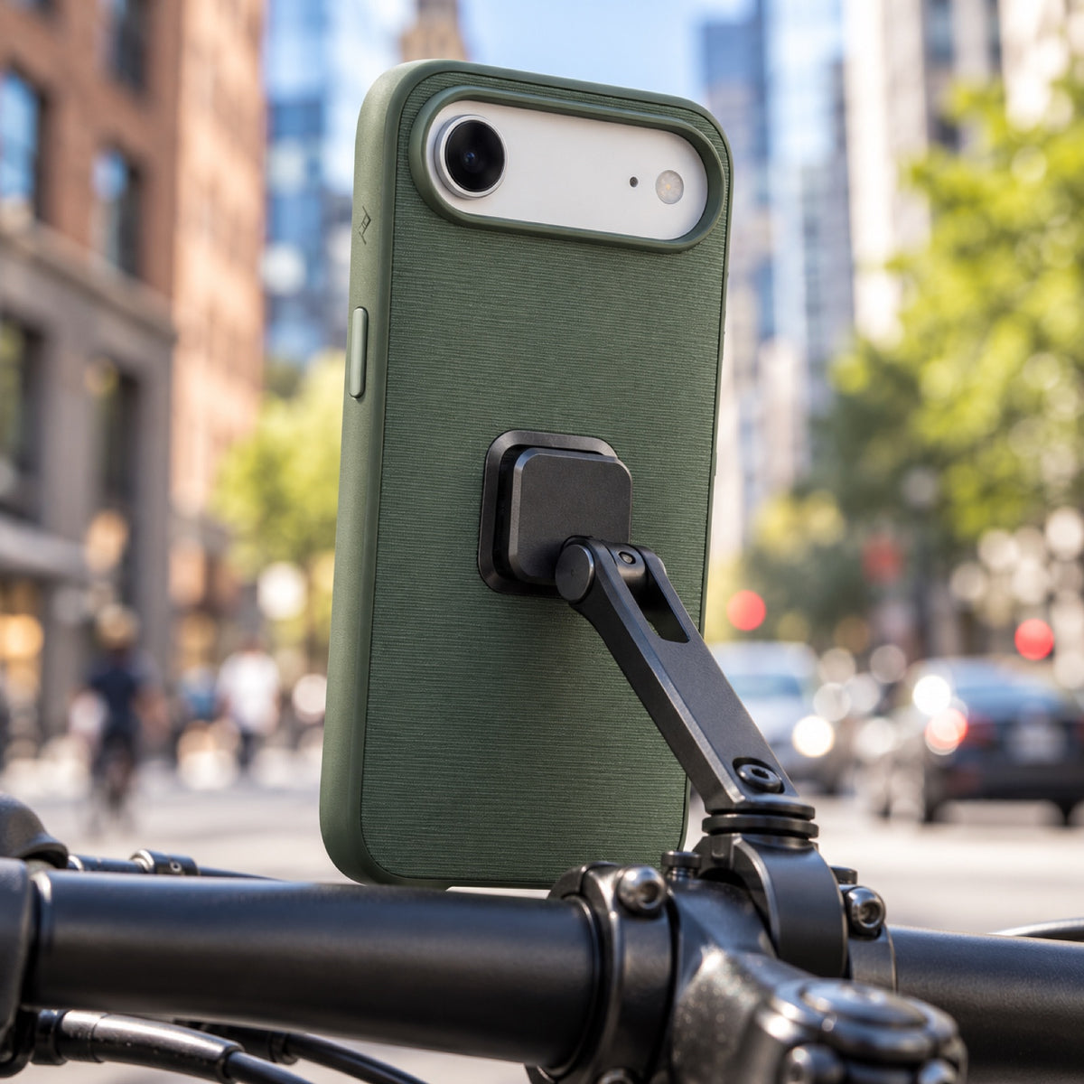 Peak Design Everyday Fabric Case – iPhone 17 Air – Sage – zdjęcie poglądowe (AI)