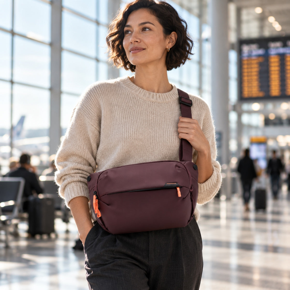 Peak Design Everyday Sling 10L – Eclipse – illustrative photo (AI)