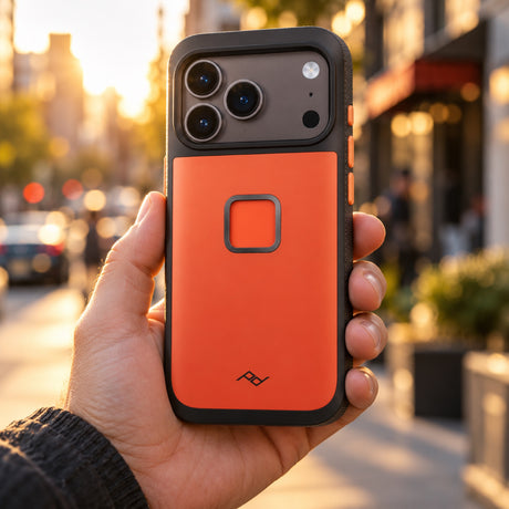 Peak Design GNAR Case – iPhone 17 Pro – Ibis – zdjęcie poglądowe (AI)