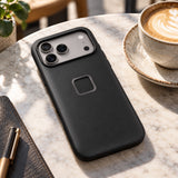 Peak Design GNAR Case – iPhone 17 Pro Max – Black – illustrative photo (AI)