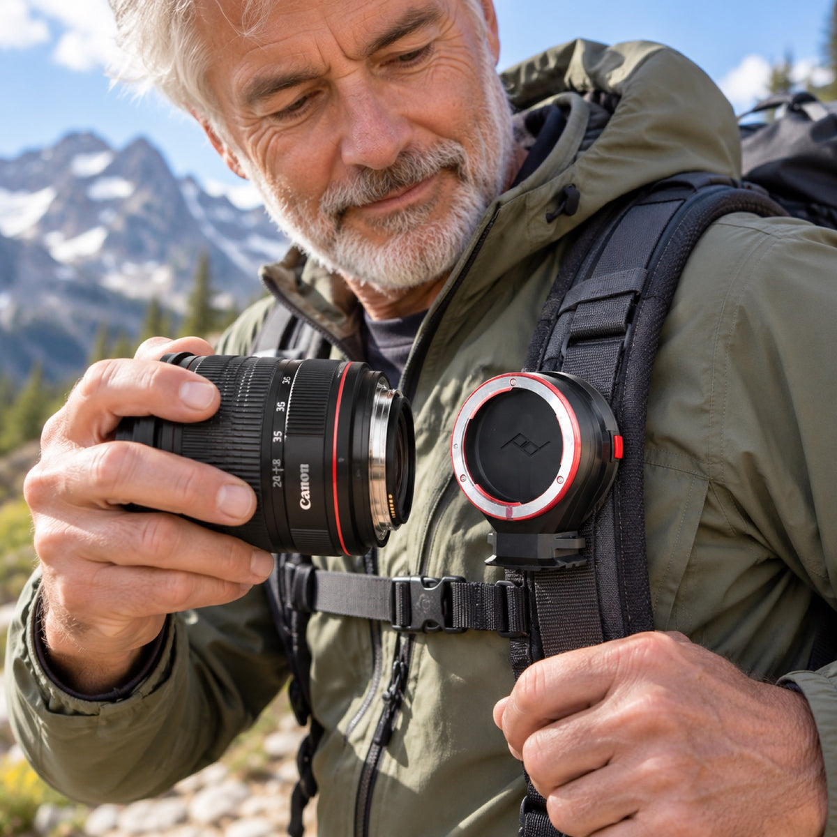 Peak Design Lens Kit – Canon – zdjęcie poglądowe (AI)
