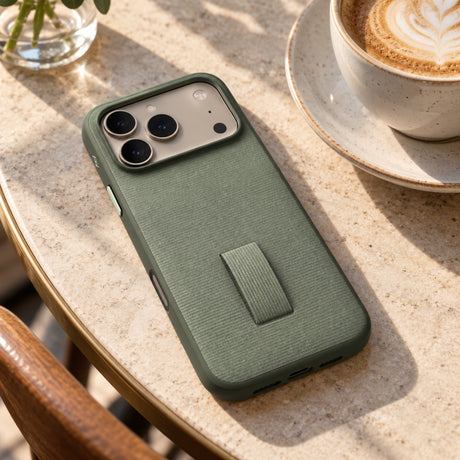 Peak Design Loop Case Non-Slimlink iPhone 18 Pro Max – Sage – zdjęcie poglądowe (AI)