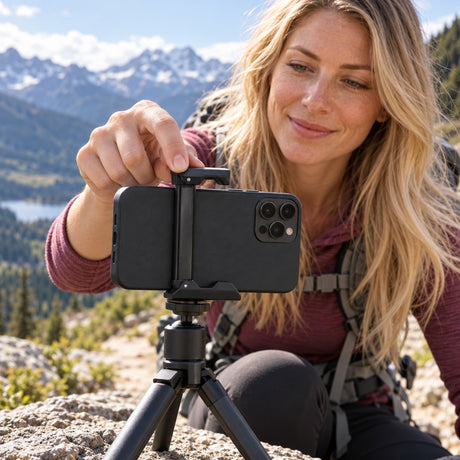 Uchwyt na telefon Peak Design Phone Mount – zdjęcie poglądowe (AI)
