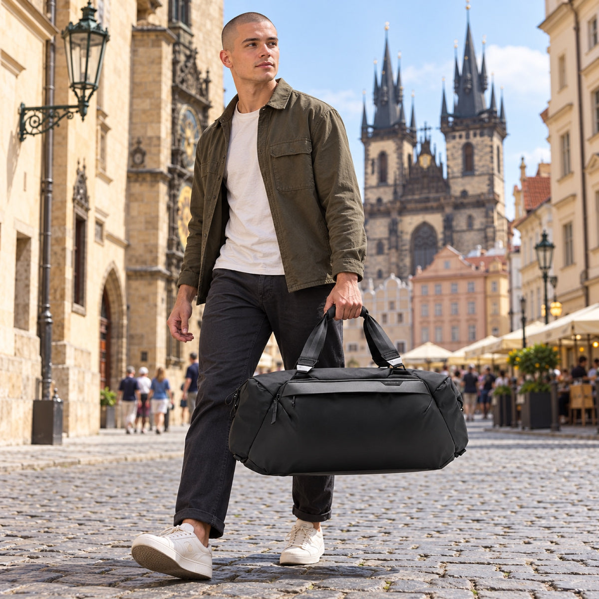 Peak Design Travel Duffel 50L – Black – zdjęcie poglądowe (AI)