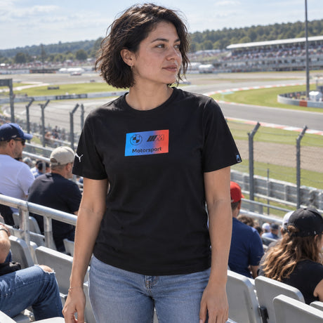 BMW Motorsport BMW M Logo T-Shirt – Black – ilustrační foto 2 (AI)