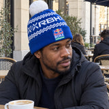 Red Bull Bora Hansgrohe Bobble Beanie with Logo – Christmas Edition – ilustrační foto (AI)