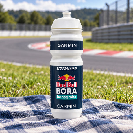 Butelka na wodę Red Bull Bora Hansgrohe – edycja zespołowa SPECIALIZED 750 ml – zdjęcie poglądowe (AI)