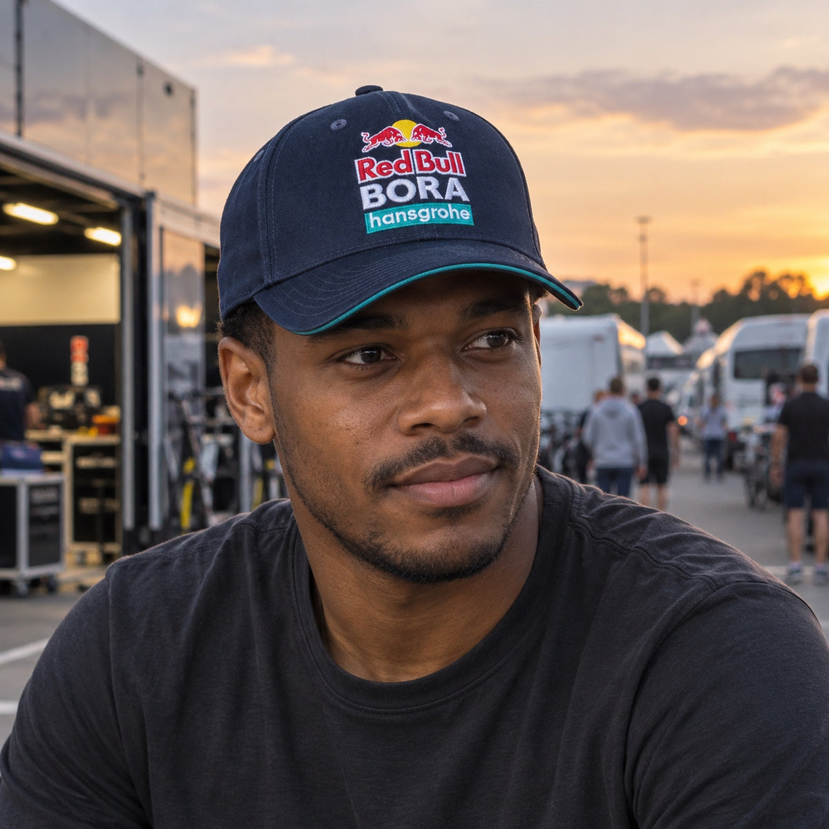 Red Bull Bora Hansgrohe Team Cap – ilustrační foto (AI)