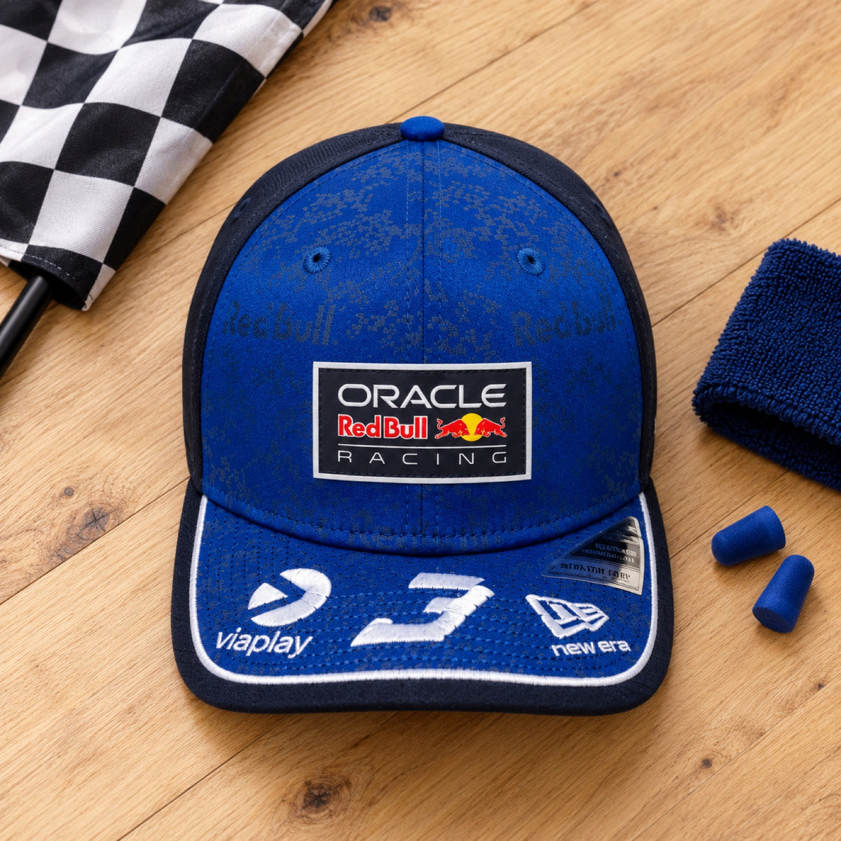 Dziecięca czapka z daszkiem Max Verstappen #3 Oracle Red Bull Racing – edycja zespołowa – zdjęcie poglądowe (AI)