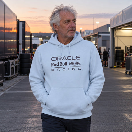 Red Bull Racing F1 Casual Hoodie with ORBR Logo – Light Blue – ilustrační foto (AI)