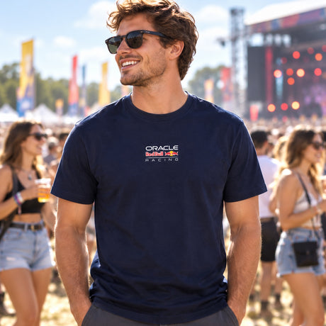 Koszulka Oracle Red Bull Racing edycja RACING z logo – granatowa – zdjęcie poglądowe (AI)