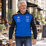 Oracle Red Bull Racing Team Hoodie with Sponsor Logos – illustrative photo (AI)