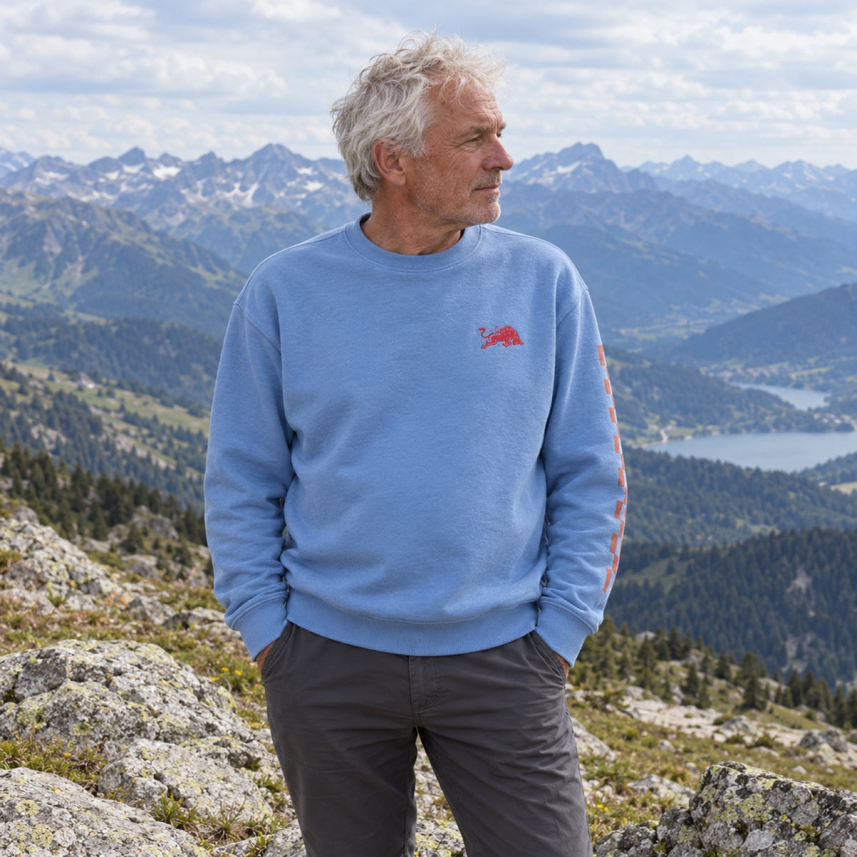 Red Bull Ring RACE Casual Sweatshirt with Porsche Motif – ilustrační foto (AI)