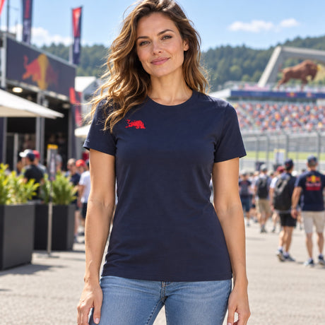 Damska koszulka Red Bull Ring Sprint – granatowa – zdjęcie poglądowe (AI)