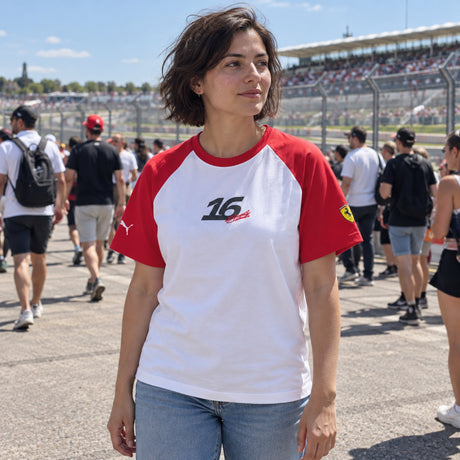 Charles Leclerc Scuderia Ferrari F1 x Puma T-Shirt – Fan Edition – ilustrační foto 2 (AI)