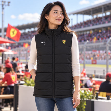 Kamizelka lifestyle Scuderia Ferrari F1 – czarna – zdjęcie poglądowe (AI)