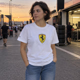 Scuderia Ferrari F1 Fan T-Shirt with Logo – White – ilustrační foto 2 (AI)