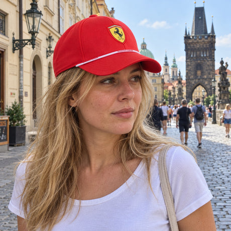 Scuderia Ferrari F1 x Puma Cap – Red, Casual Edition – ilustrační foto 2 (AI)