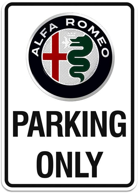 Tabliczka Alfa Romeo PARKING ONLY