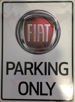 Tabliczka Fiat PARKING ONLY