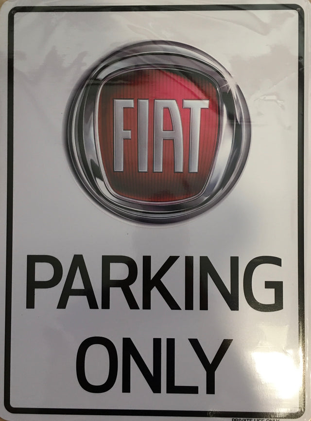 Tabliczka Fiat PARKING ONLY
