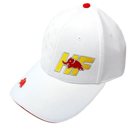 Czapka z daszkiem Lancia HF z logo słonia – biała